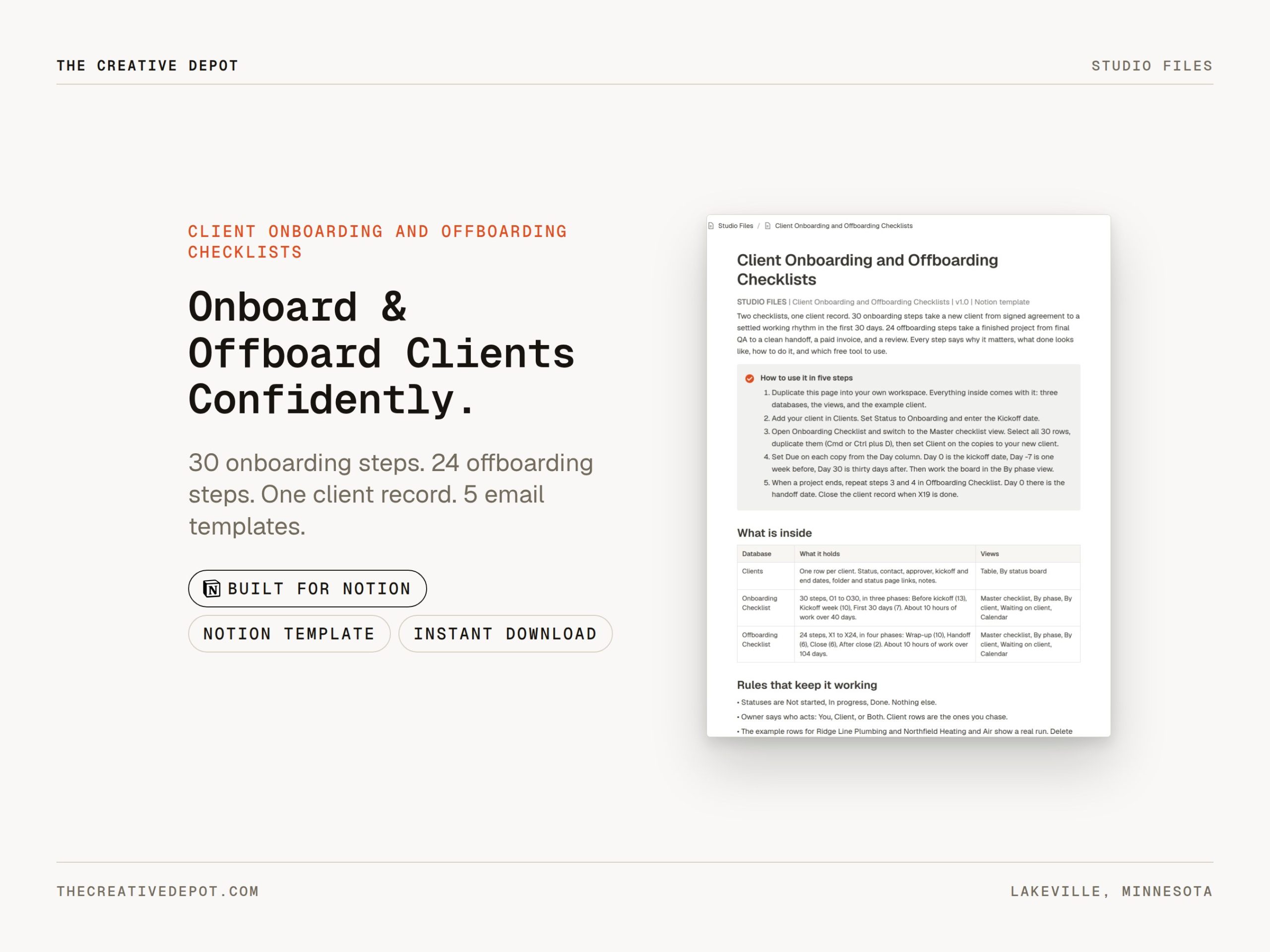 Client Onboarding and Offboarding Checklists — image 1 of 10